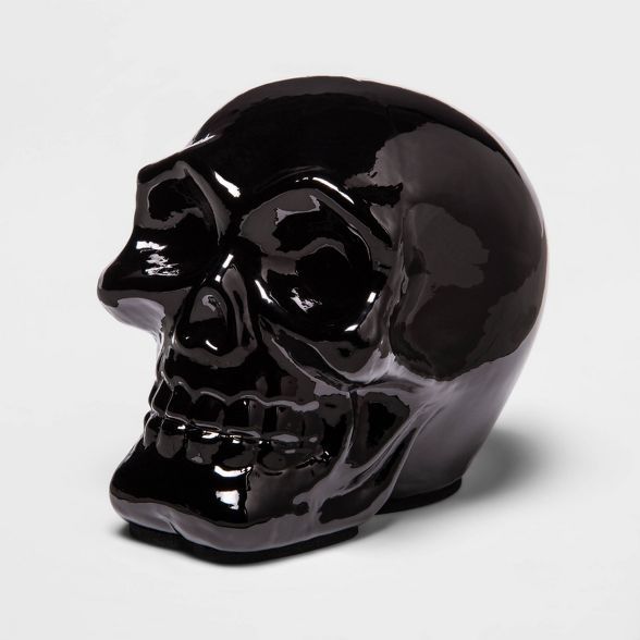 Small Black Mercury Glass Halloween Skull - Hyde & EEK! Boutique™ | Target