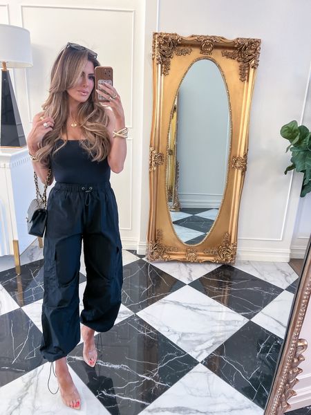 Wearing a size small in pants! 

#walmartfashion #walmartpartner @walmartfashion

Parachute pants, women’s fashion, casual outfit, dinner outfit, date night inspo, Emily Ann Gemma 

#LTKstyletip