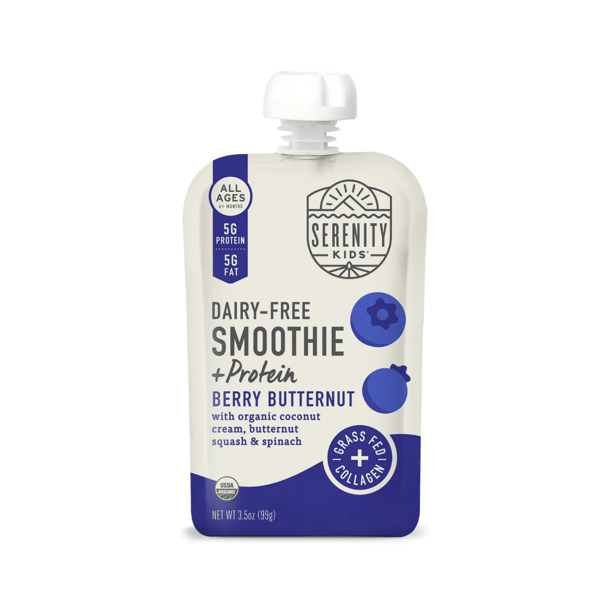 Berry Butternut Dairy-Free Smoothie // Serenity Kids® | Serenity Kids