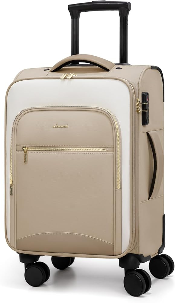 LOVEVOOK Carry on Luggage Lightweight Suitcase with DOUBLE Spinner Wheels and TSA Lock for Women | Amazon (US)