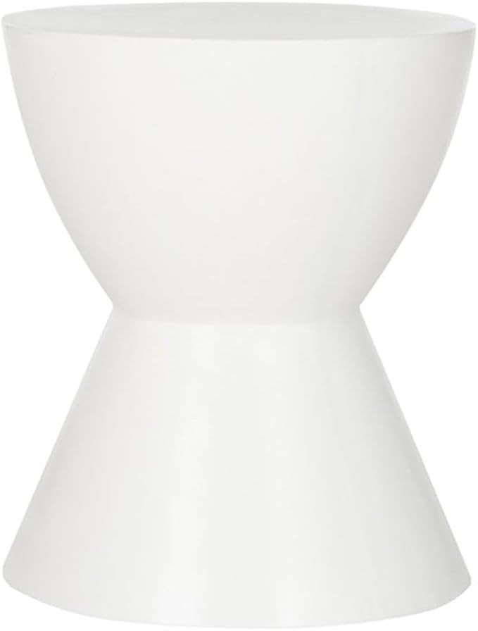 Safavieh Outdoor Collection Athena Modern Concrete Dark Grey Round 17.7-inch Accent Table | Amazon (US)