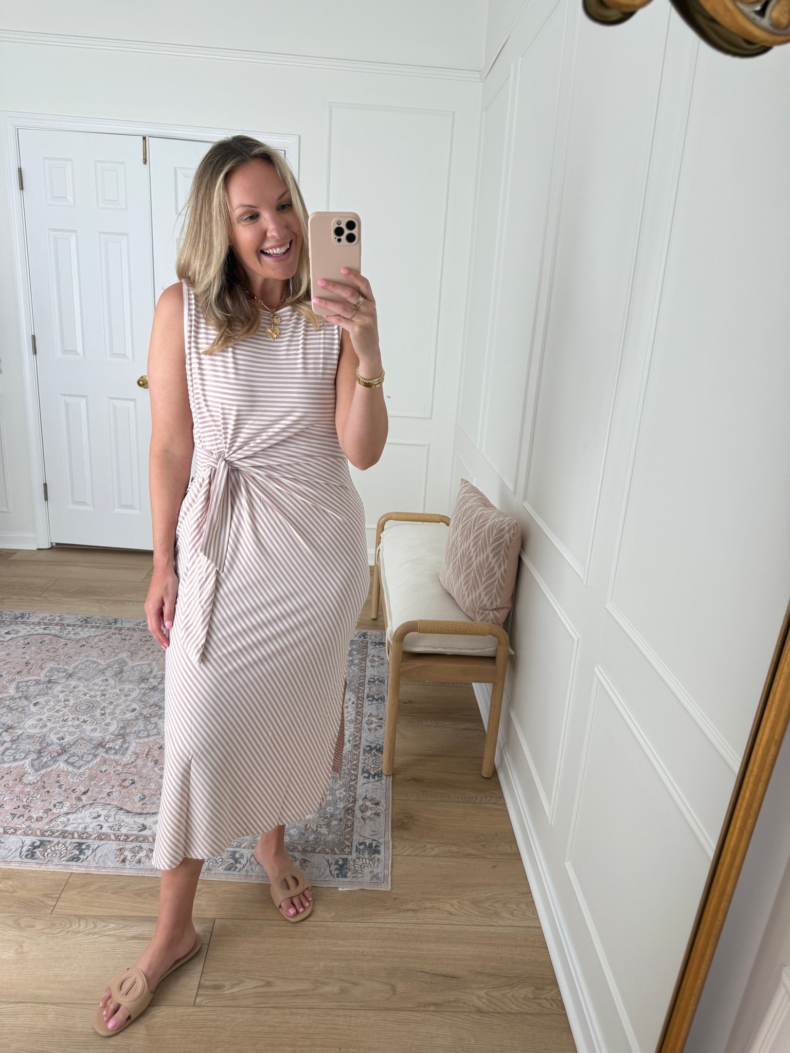 Casual grab and go dress for spring and summer - wearing a med 