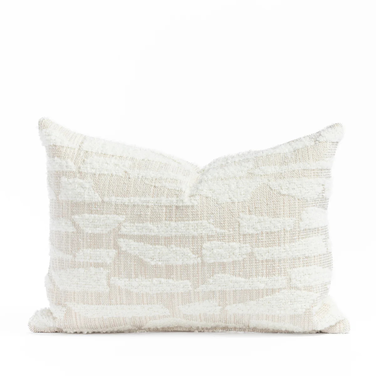 Pyla 14x20 Lumbar Pillow, Pearl | Tonic Living
