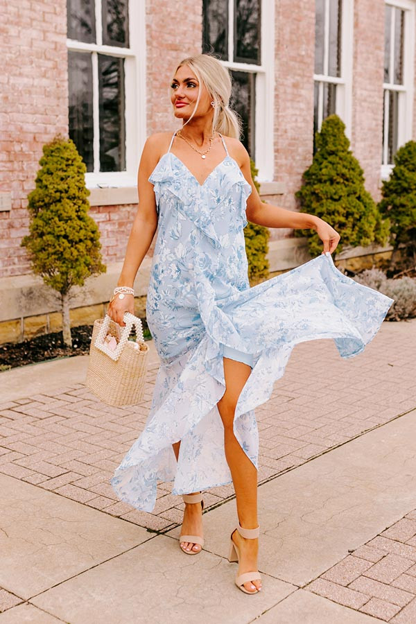 Santorini Honeymoon Floral Maxi | Impressions Online Boutique