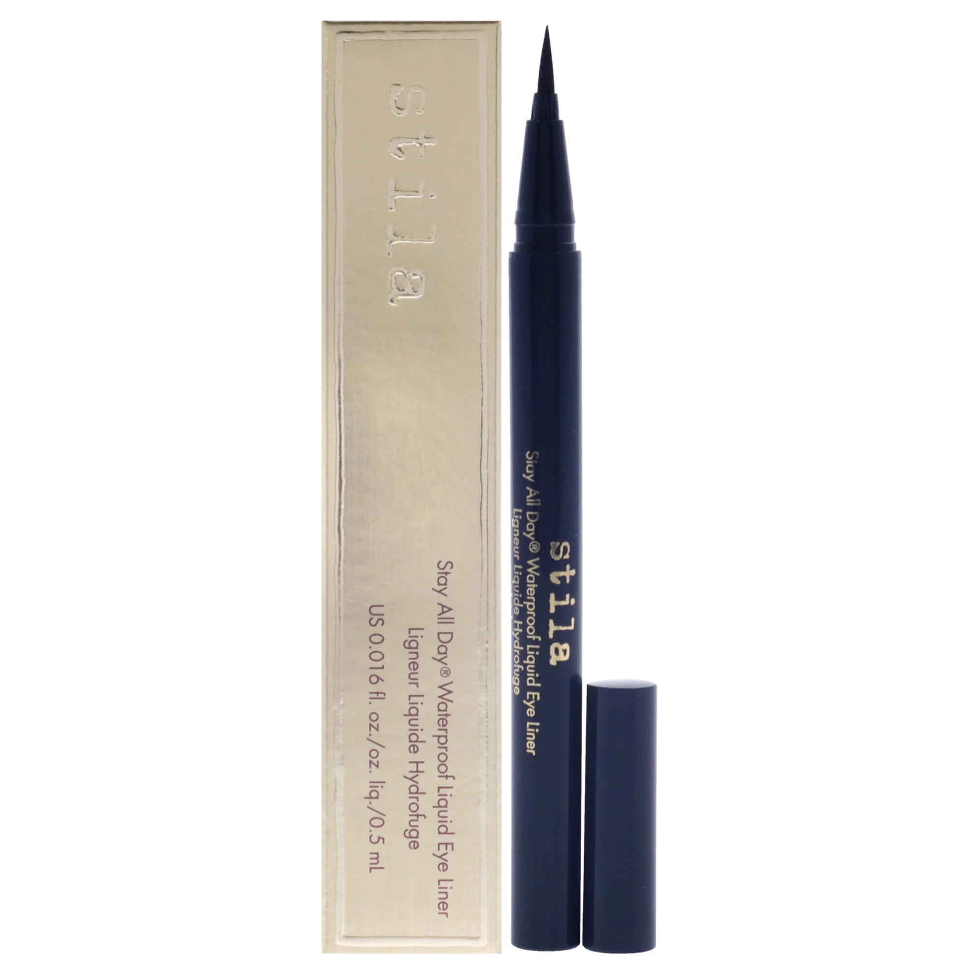 Stay All Day Waterproof Liquid Eye Liner - Midnight by Stila for Women - 0.016 oz Eyeliner | Shop Simon
