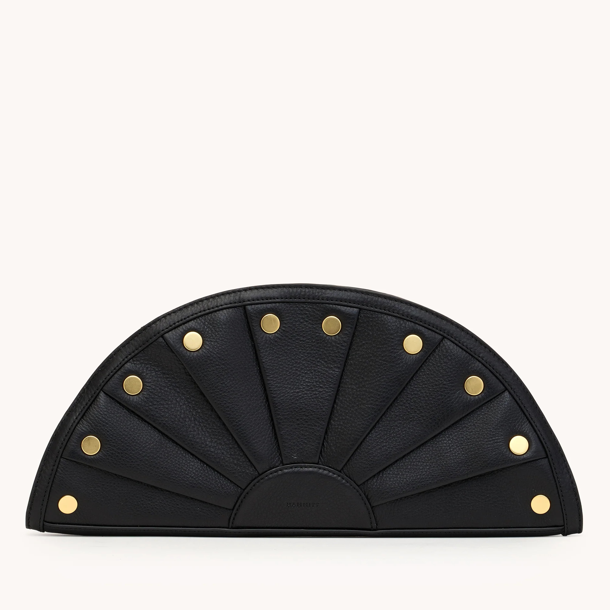 Shelley Clutch | Black/Brushed Gold 840220525804 | Hammitt (US)