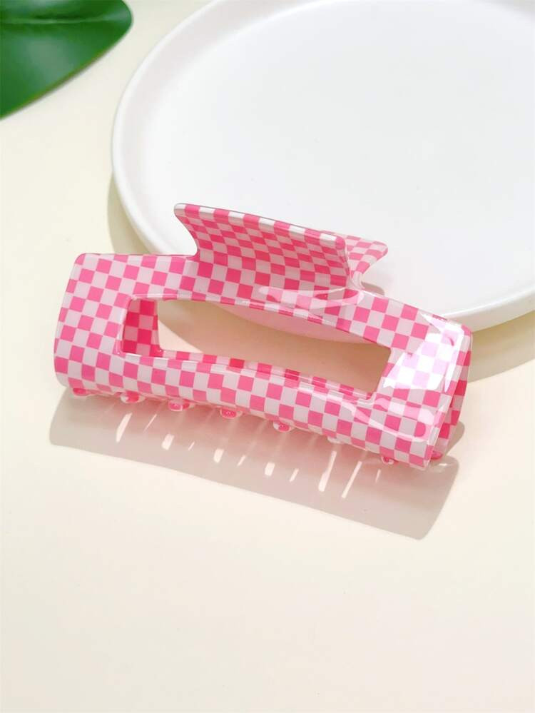 Checkered Pattern Hair Claw | SHEIN
