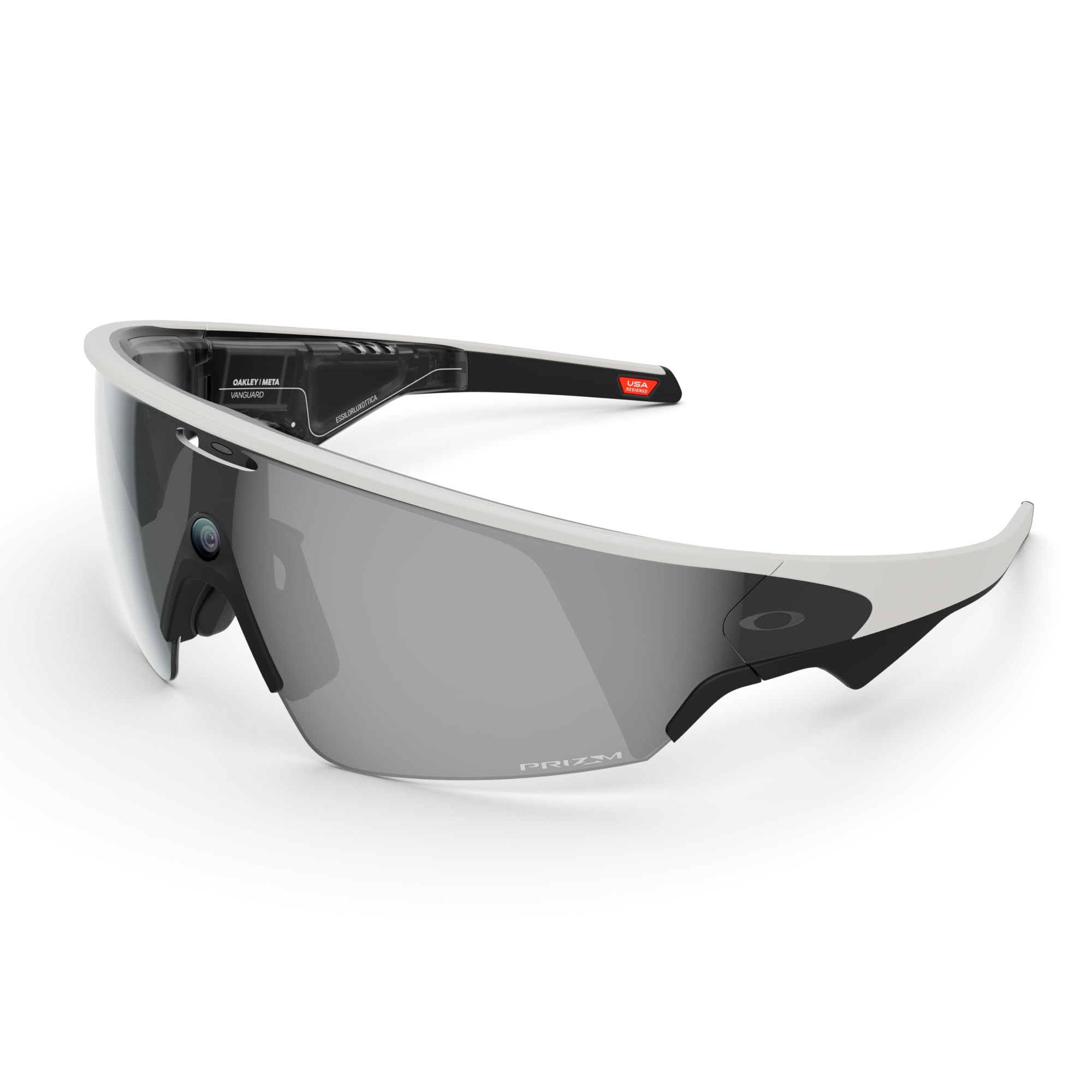 Oakley | Meta Vanguard with Meta AI, Audio, Photo, Video Compatibility - White, Prizm™ Black | Amazon (US)