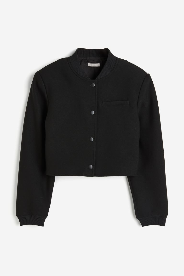 Short shoulder-pad jacket | H&M (UK, MY, IN, SG, PH, TW, HK)