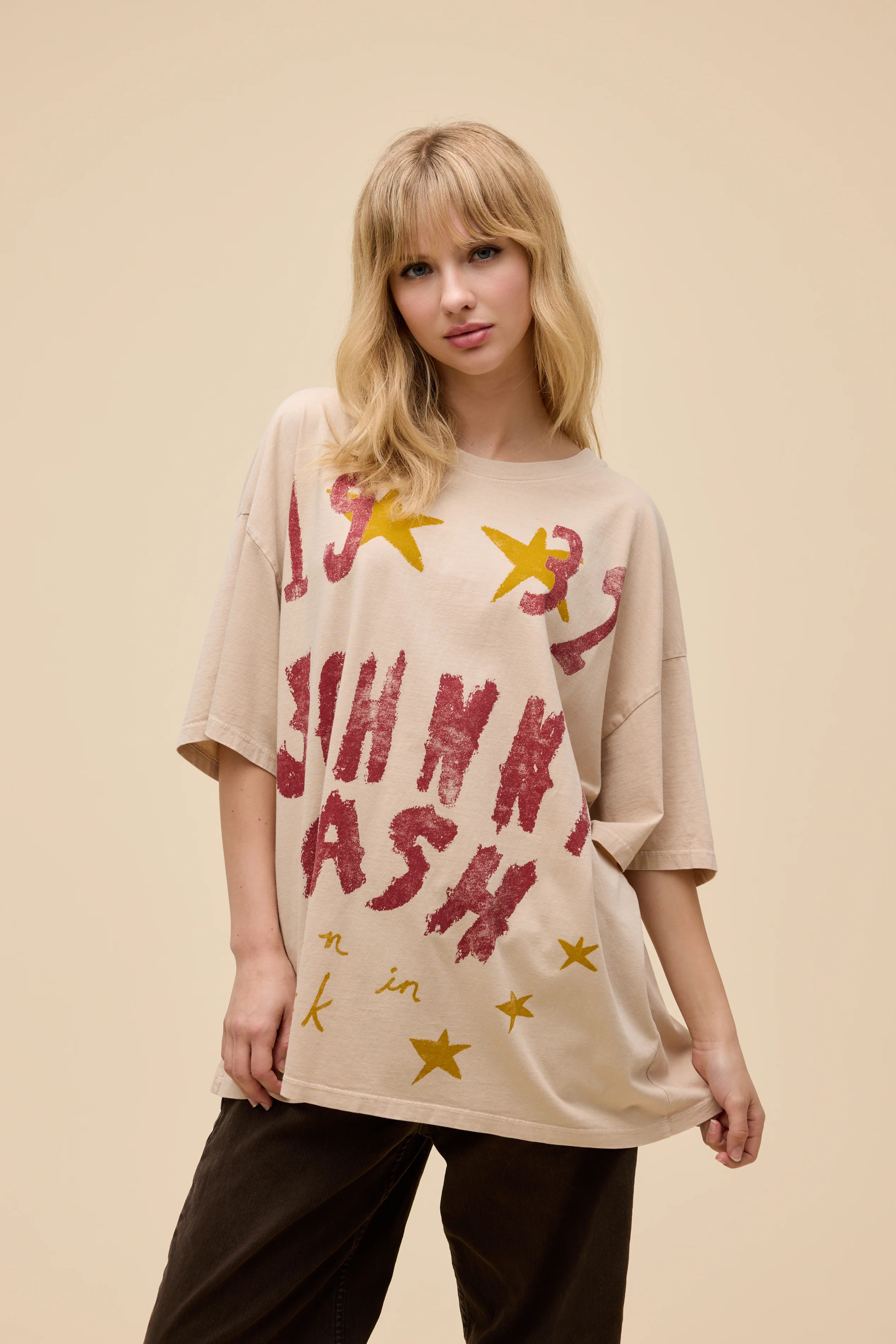 Johnny Cash Doodles OS Tee | Daydreamer