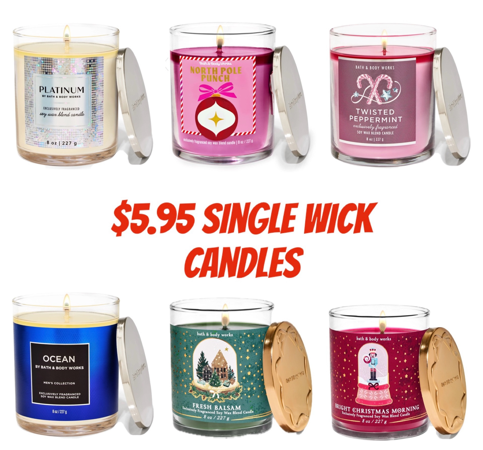 Candle Sale! $5.95 single wick candles!🩷🎀

#LTKSaleAlert #LTKCyberWeek #LTKHome