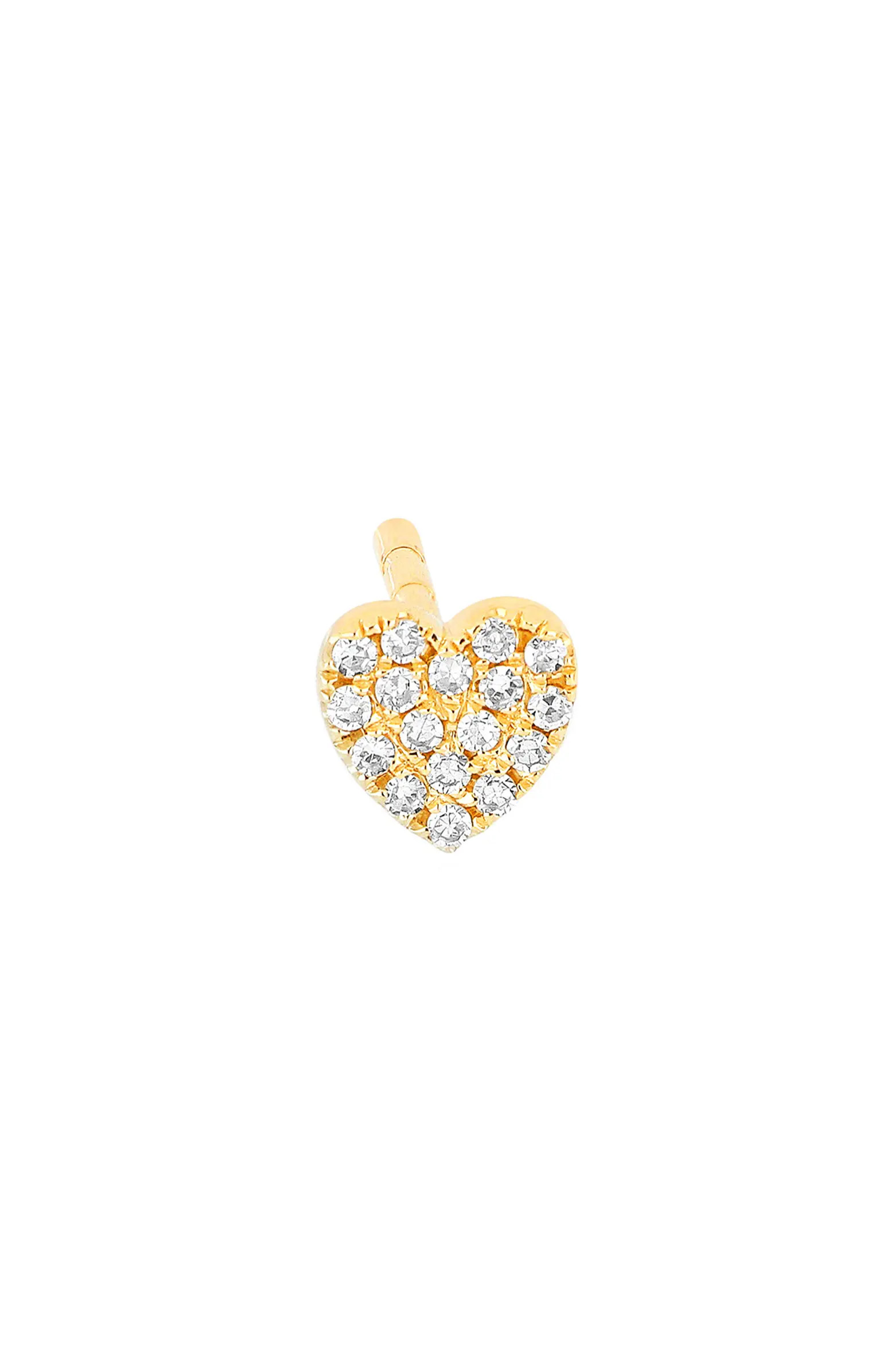 Baby Diamond Heart Stud Earring | Nordstrom
