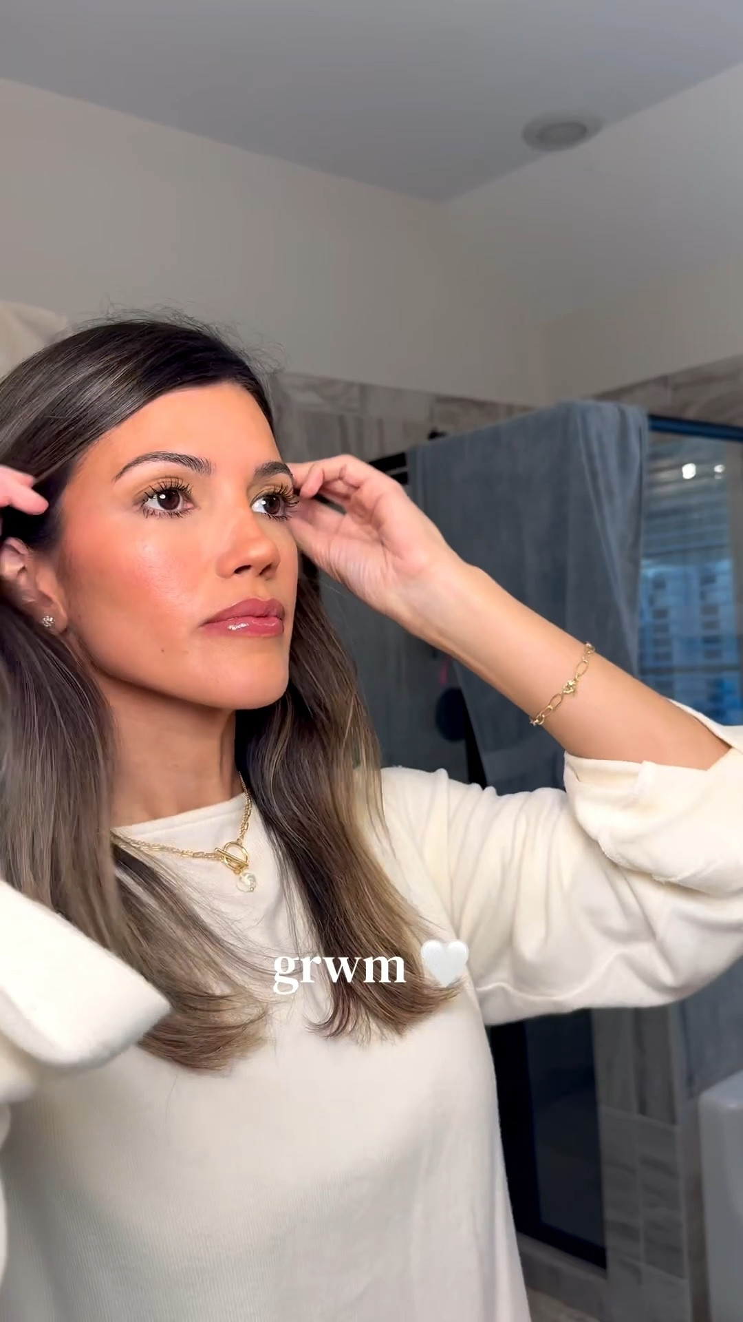 quick get ready with me 🤓 i love a natural glam & staple pieces that i can make multiple outfits with

shout out to @Revolve for my necklace 🥰

#LTKBeauty #LTKootd #LTKgrwm