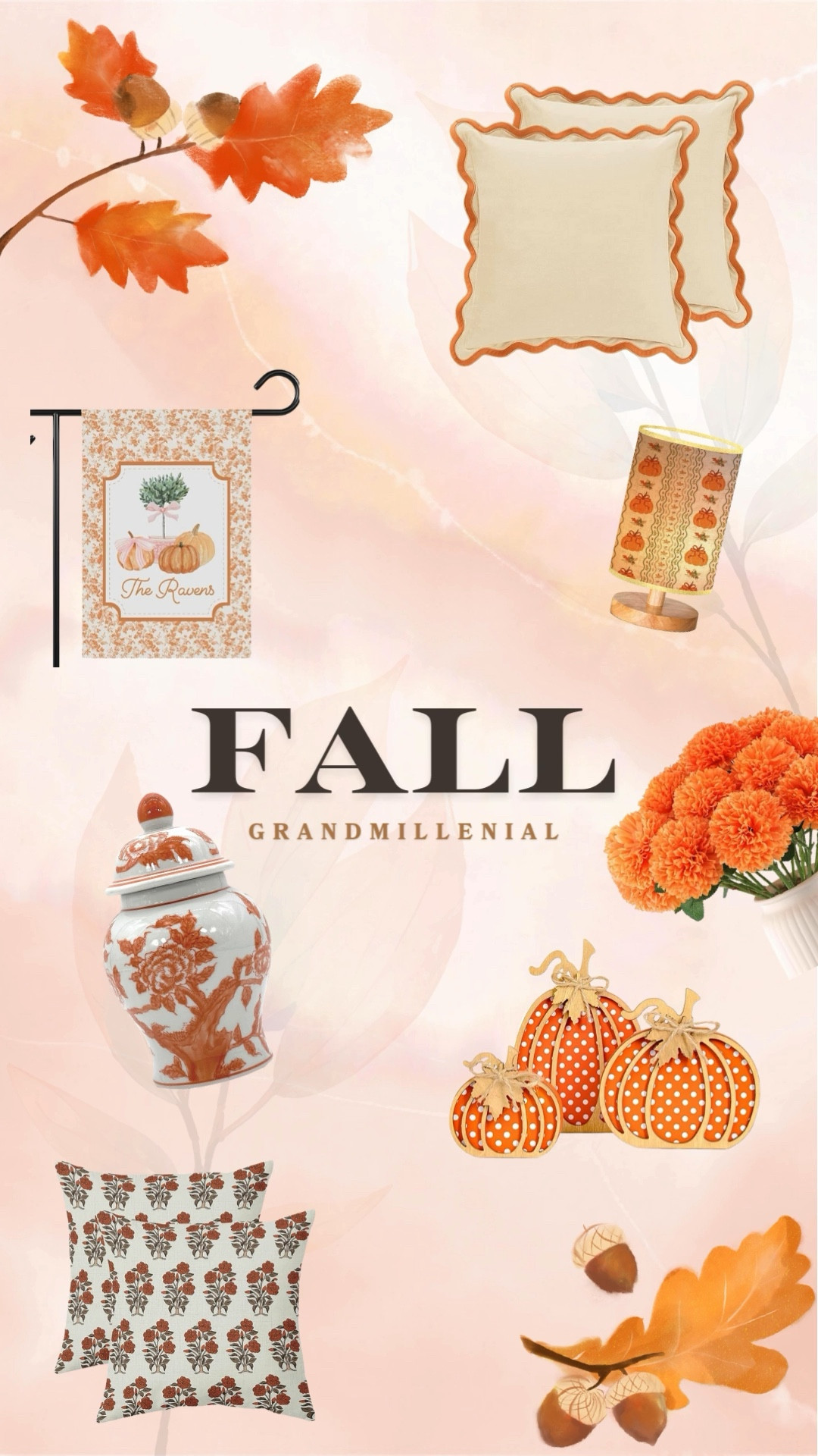 Cozy up your home this fall with stunning Grandmillennial orange decor! 🍂 From pumpkin accents to vintage-inspired home pieces, these Amazon finds bring timeless charm and seasonal warmth to any space. Perfect for fall tablescapes, living rooms, and cozy corners—shop the best orange fall decor on Amazon today!

#LTKSeasonal #LTKHome #LTKFindsUnder100