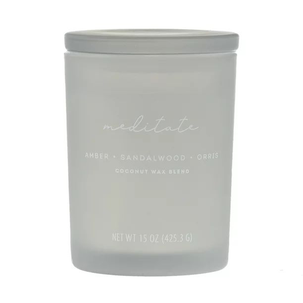 15oz Scented 2-wick Spa Candle - Meditate | Walmart (US)