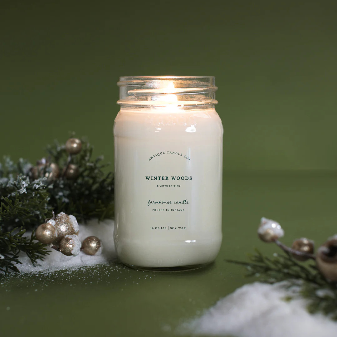 Winter Woods 16 oz candle | Antique Candle Co.