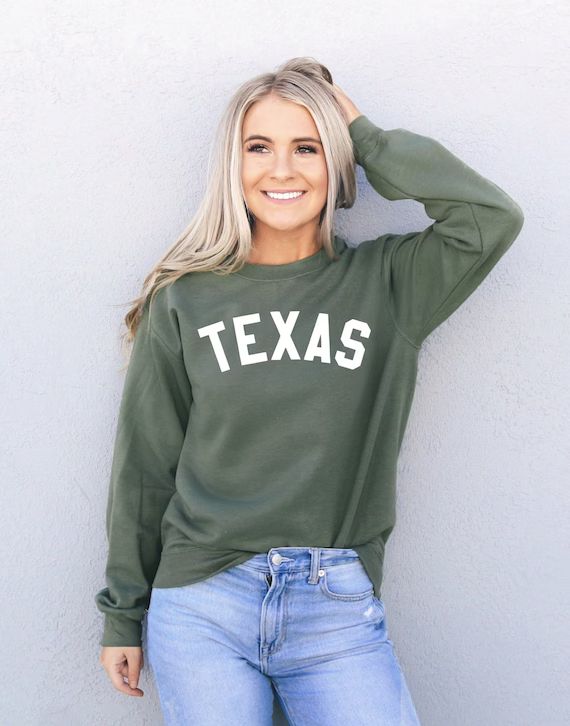 Texas Sweatshirt - Texas Shirt - Texas Gifts - Texas Tshirt - Texas Sweater | Etsy (US)