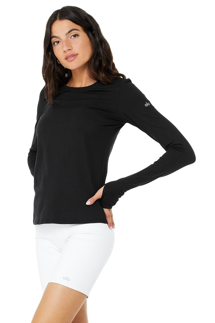 Alosoft Finesse Long Sleeve Top | Alo Yoga (US)