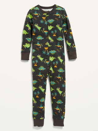 Unisex 2-Way-Zip Printed Pajama One-Piece for Toddler & Baby | Old Navy (CA)