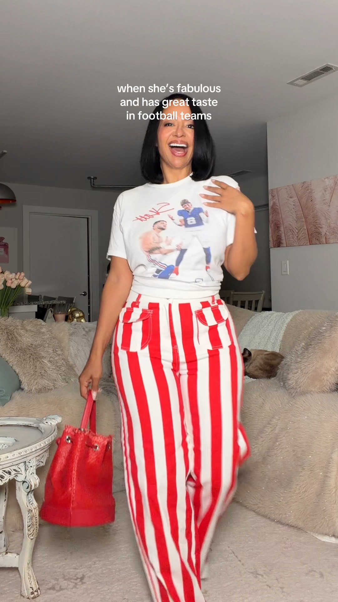 GRWM FOR MONDAY NIGHT FOOTBALL 🏈 Gameday outfit inspo! 

WHERE TO WEAR IT: Sports bar, game
STRETCH: Yes
TRUE TO SIZE: Yes
OVERALL FIT: Normal
PETITE FRIENDLY: Yes

Sizing ⬇️
5’3 
Bust: 32DD
Waist: 27”
Hips: 42”
Wearing Size M

Make sure you download the ✨FREE✨ LTK app and follow me @heyrissyrozay for all my style and beauty finds 🫶🏽

over 40 outfit ideas
petite curvy outfits

#LTKootd #LTKOver40 #LTKPetite