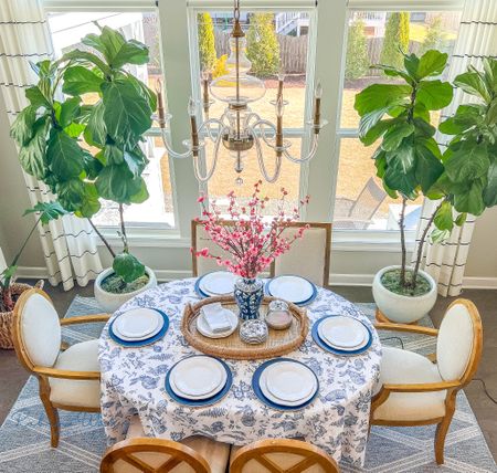 Coastal Grandmillennial Grandmother spring table
Breakfast room
Dining table
Easter table
Spring tablescape 
#ltkeaster

#LTKFind #LTKhome