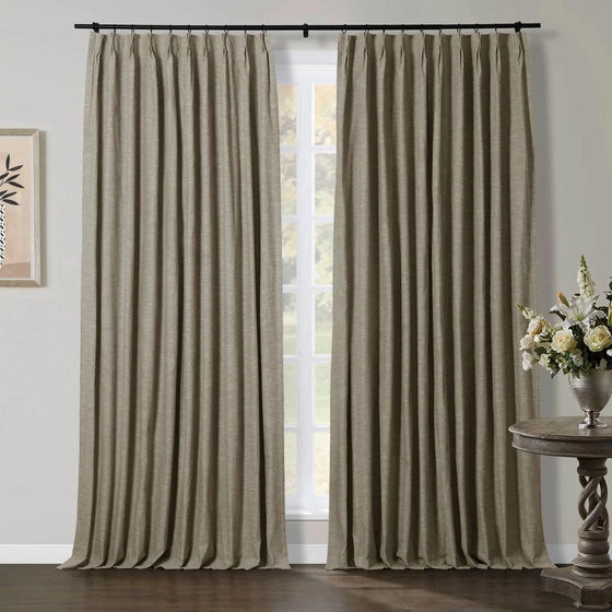 Jawara Luxury Linen Cotton Curtain Pleated | TWOPAGES