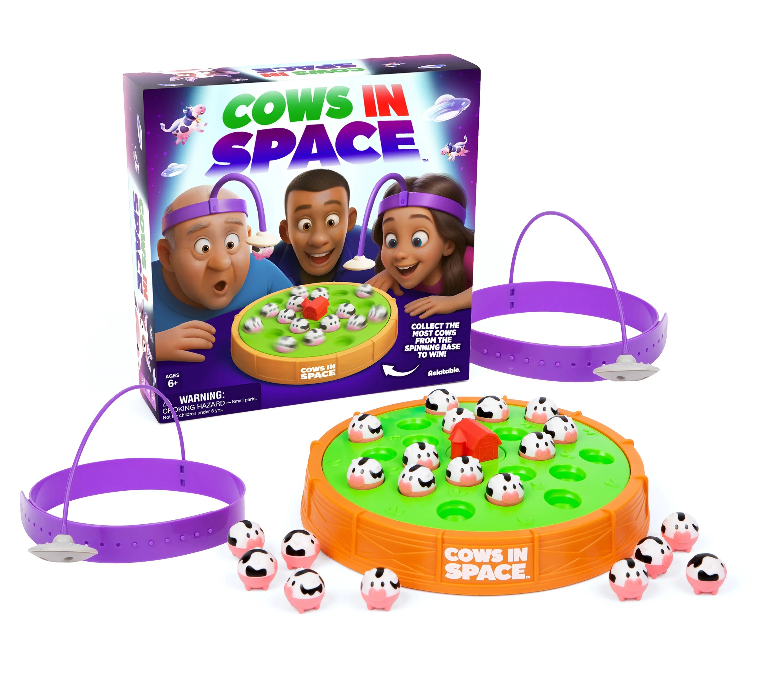 Cows in Space by Relatable, 2026 Toy of The Year Finalist, Family Game for Kids Ages 6+ | Walmart (US)