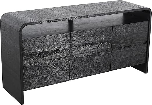 Meridian Furniture Cresthill Collection Mid-Century Modern Dresser with Solid White Oak Wood, Dra... | Amazon (US)