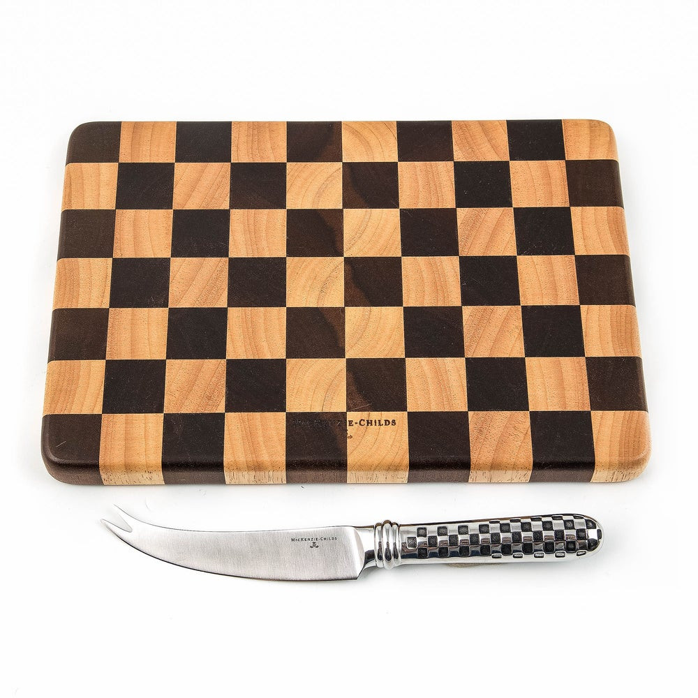 Check Cheese Board Set | MacKenzie-Childs