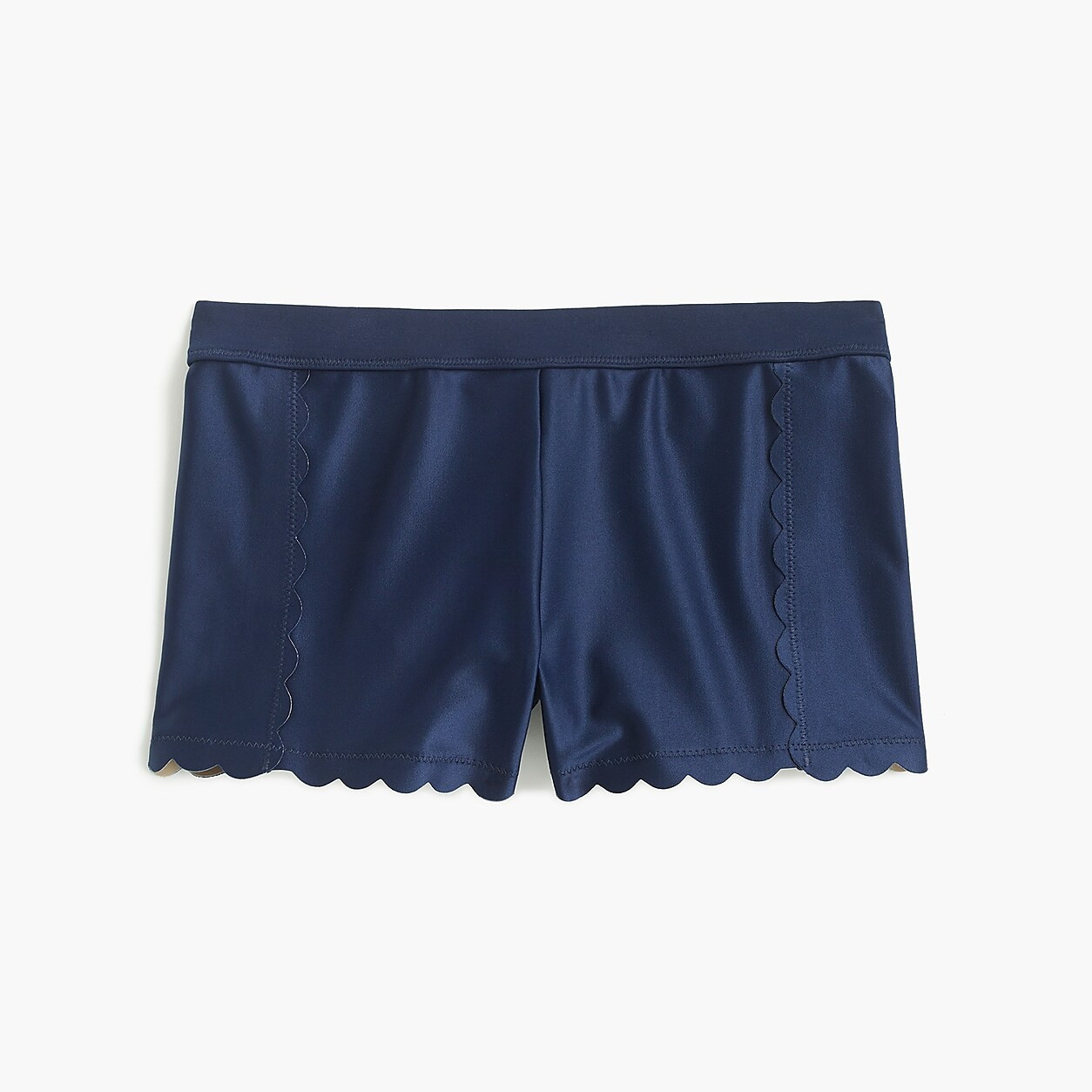 Girls' scalloped swim short | J. Crew US