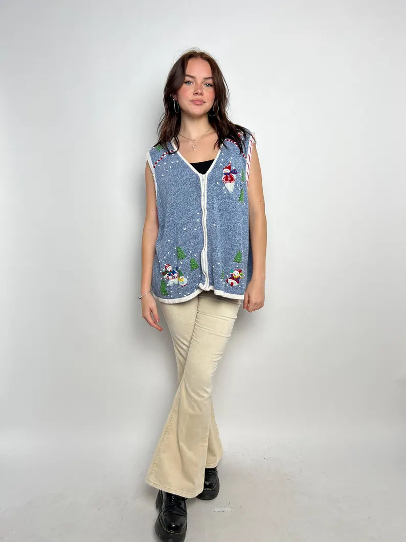 Vintage Ugly Christmas Sweaters X-large All Sizes Tacky Christmas Sweaters Holiday - Etsy | Etsy (US)