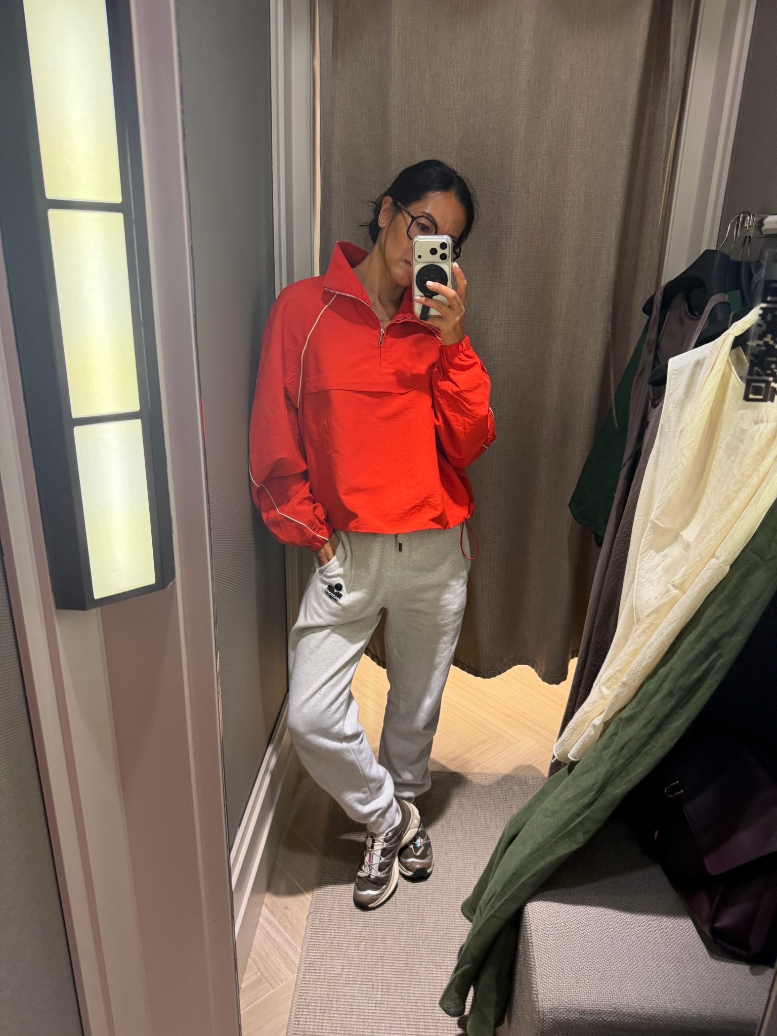 My red jacket keeps selling out so I’ve linked some great alternatives 
Mine is h&M - size Small 

Joggers are old Isabel marant
Trainers are Salomon

#LTKuk #LTKspring #LTKsummer