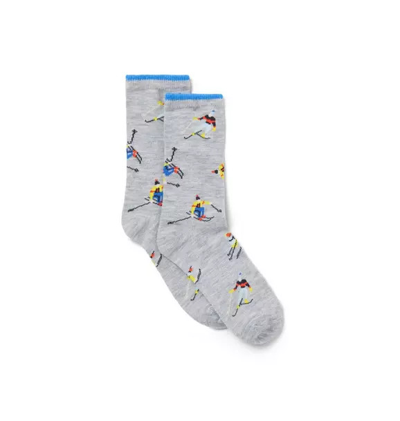 Gray Malin x Janie and Jack Skier Sock | Janie and Jack