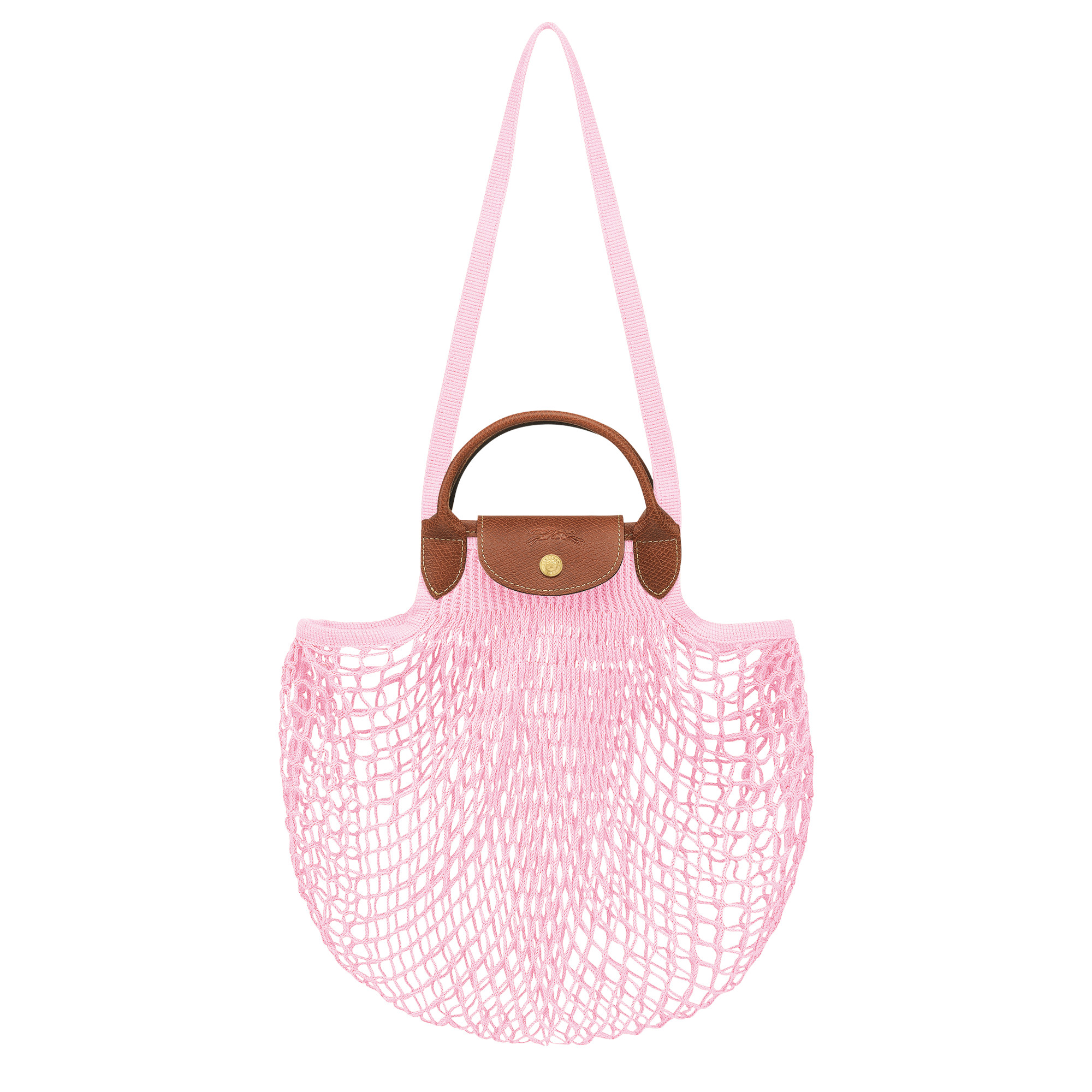 Le Pliage Filet L Mesh bag Pink - Canvas (10121HVH018) | Longchamp EN | Longchamp