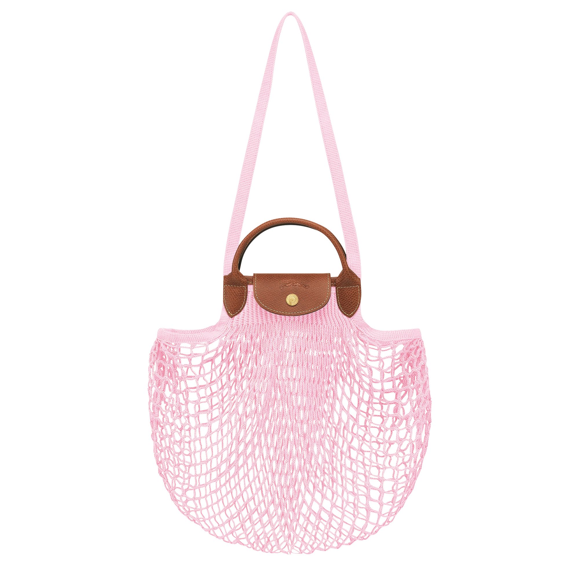 Le Pliage Filet L Mesh bag Pink - Canvas (10121HVH018) | Longchamp EN | Longchamp