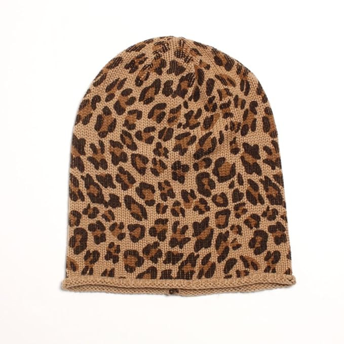 D&Y Women's Leopard Animal Print Slouchy Beanie | Amazon (US)