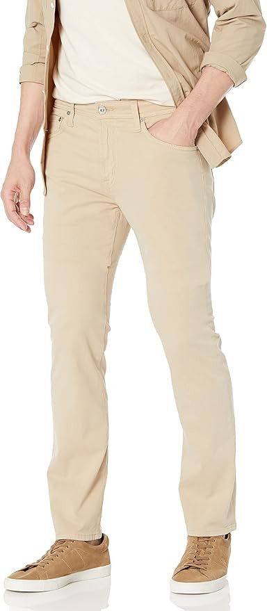 AG Adriano Goldschmied Men's Everett Slim Straight Jeans 34" | Amazon (US)