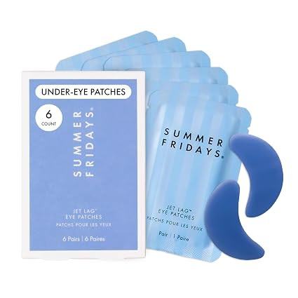 Summer Fridays Jet Lag Hydrating Eye Patches - De-puffing Hydrogel Under Eye Masks with Hyaluroni... | Amazon (US)