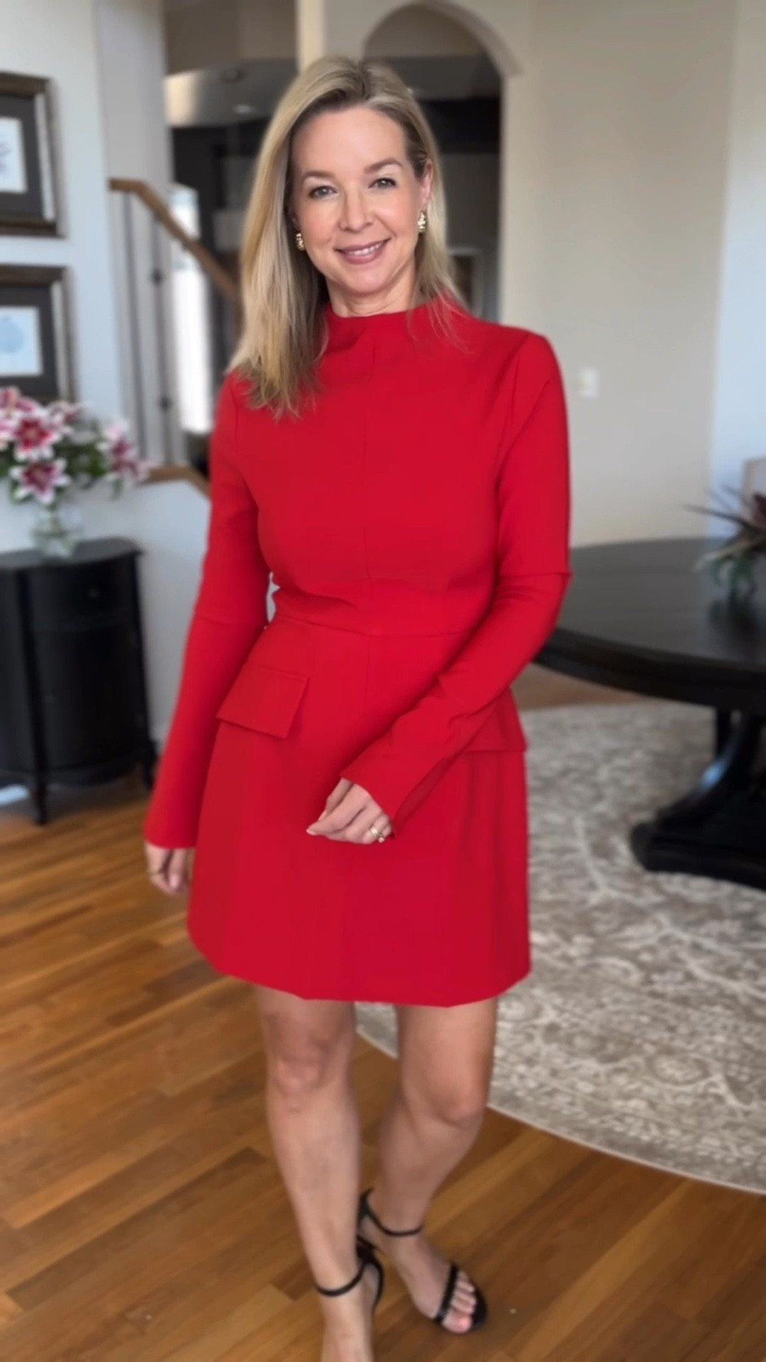 Fitted, long sleeve red mini dress

This would be fantastic for a Christmas party or Valentine’s Day! 

Wearing size M

#LTKFindsUnder100 #LTKStyleTip #LTKHoliday