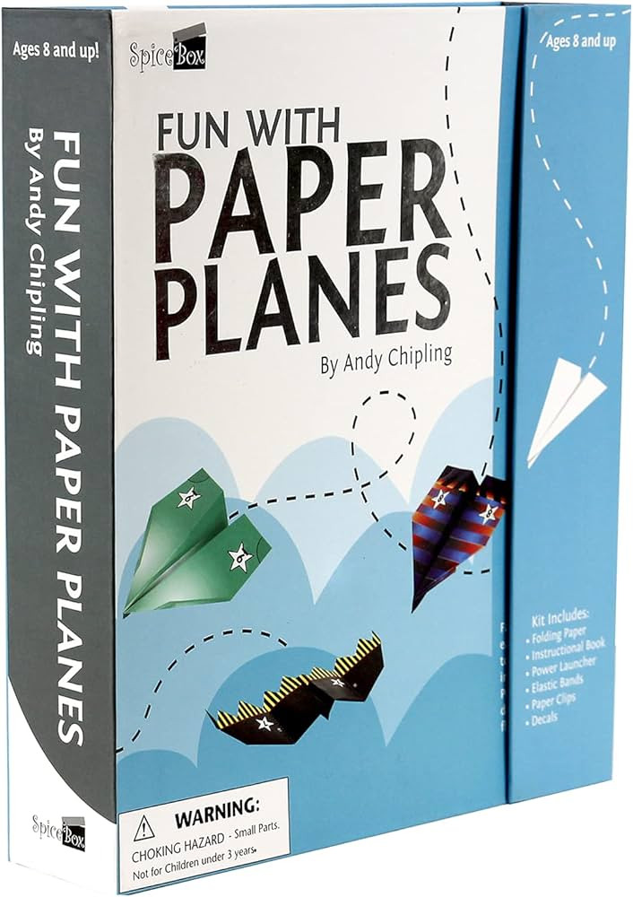 Fun With: Paper Planes - Build & Fly Activity Set, 60 Folding Paper Sheets, 16 Unique Designs, In... | Amazon (US)