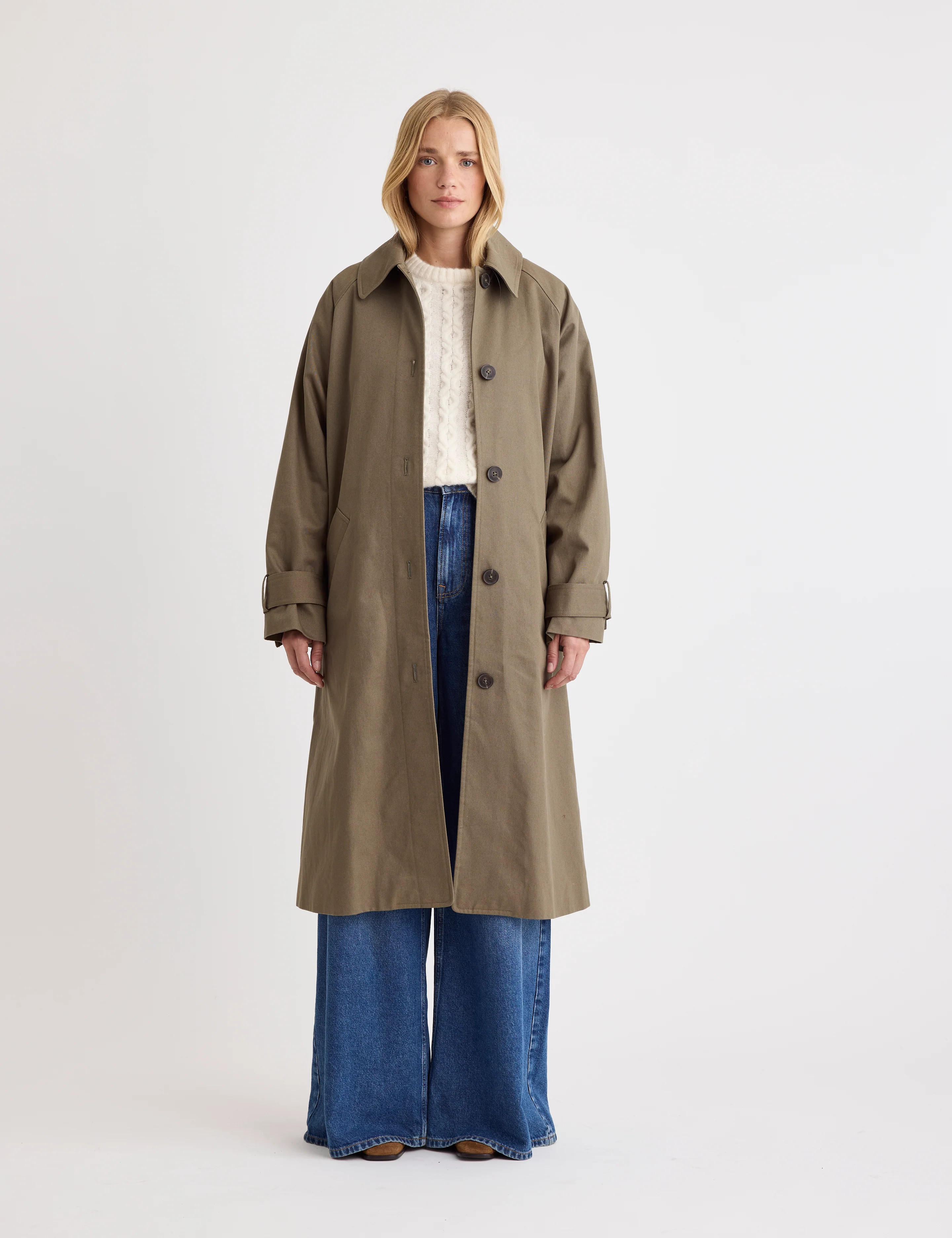 Khaki Oversized Single Breasted Trench Coat
  

  
    £149.00 | Nobody's Child