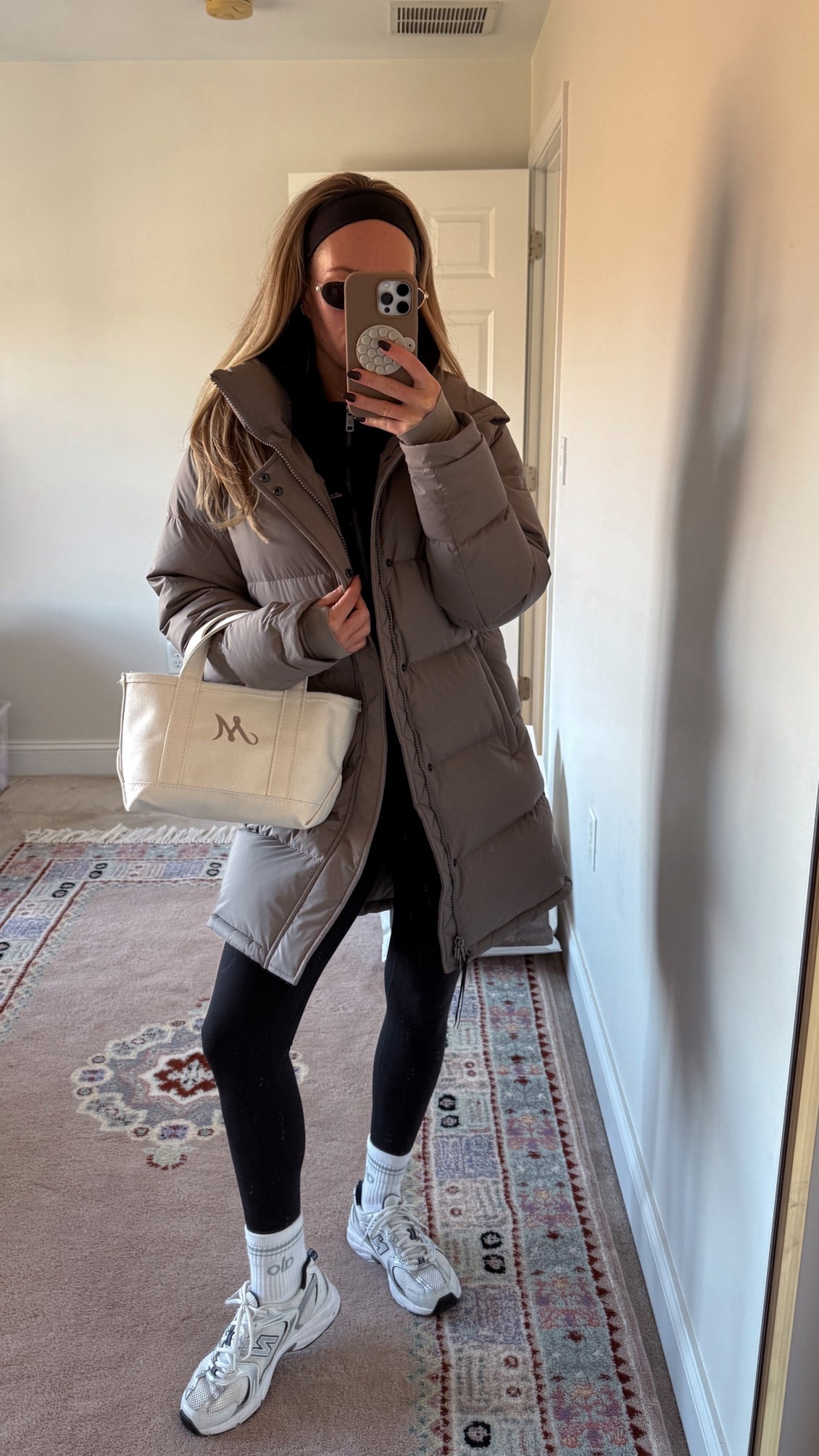 Weekend errands for - wearing aritzia super puff (small) and my favorite Amazon leggings! also obsessed with the mini ll bean boat and tote (I have the natural with taupe monogram) makes such a good gift! 

#LTKGiftGuide #LTKHoliday #LTKSeasonal