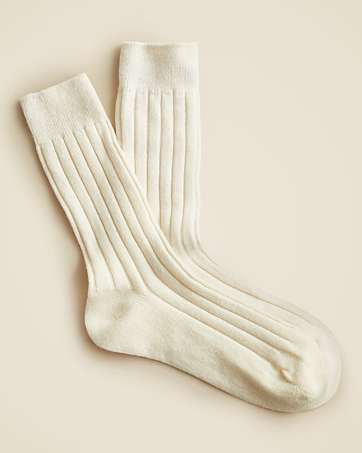 Cashmere-blend trouser socks | J. Crew US