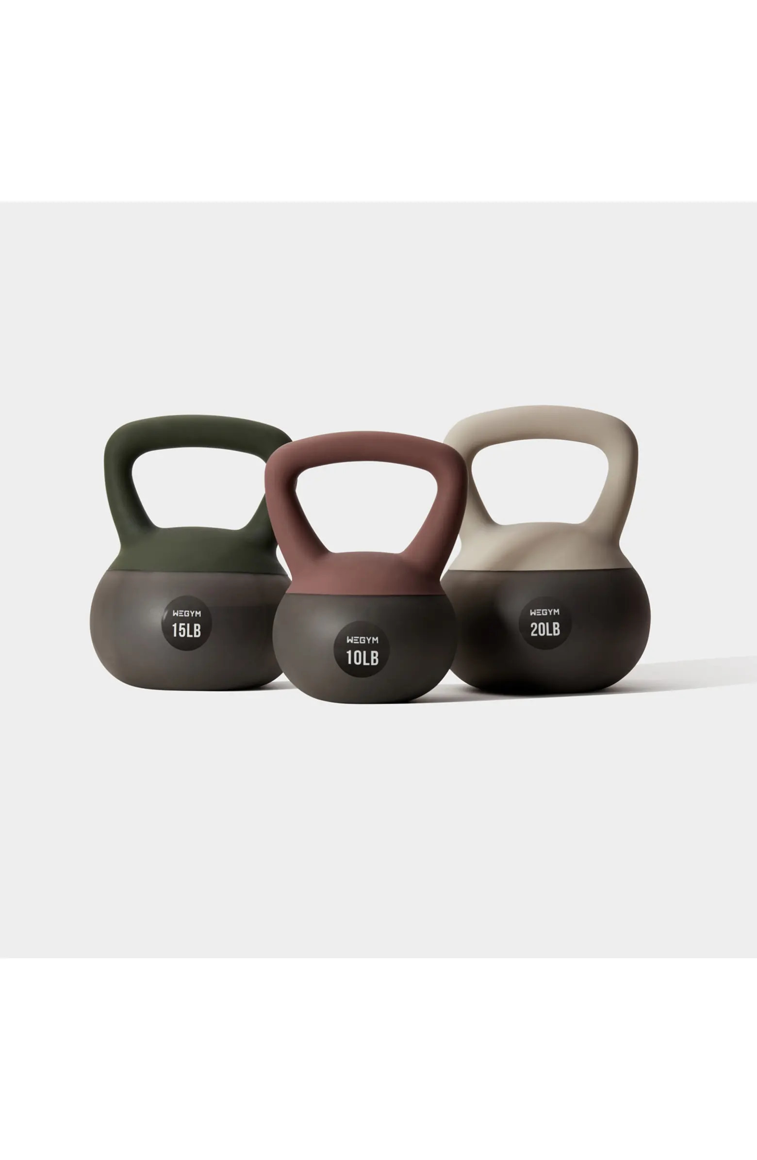 WeGym Soft Kettlebell 3pc Set - 10, 15, & 20 lbs | Nordstrom | Nordstrom