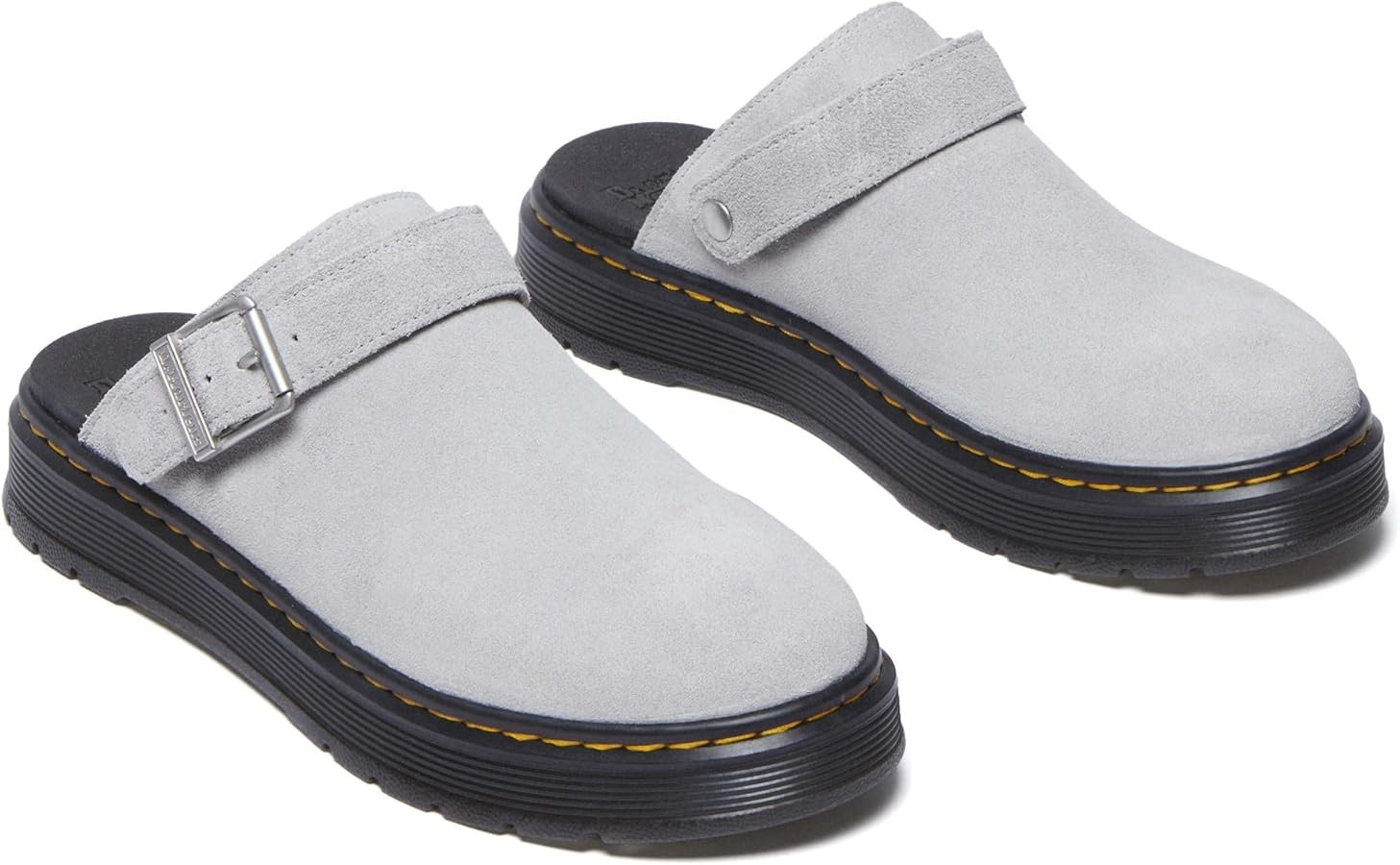 Amazon.com | Dr. Martens Unisex-Adult Brookline Mule, Mist Grey, 8 Women/7 Men | Slides | Amazon (US)