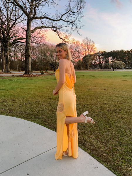 yellow spring wedding guest dress inspired by how to lose a guy in 10 days vibes 

#LTKwedding #LTKparties #LTKSpringSale