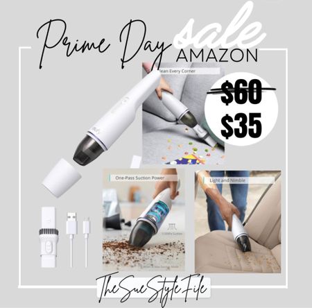 Portable vacuum . Prime day deals 
Gift guide for her. Gift guide for him, 

Follow my shop @thesuestylefile on the @shop.LTK app to shop this post and get my exclusive app-only content!

#liketkit #LTKxPrime #LTKsalealert
@shop.ltk
https://liketk.it/4kNAL

#LTKHolidaySale #LTKxPrime #LTKGiftGuide