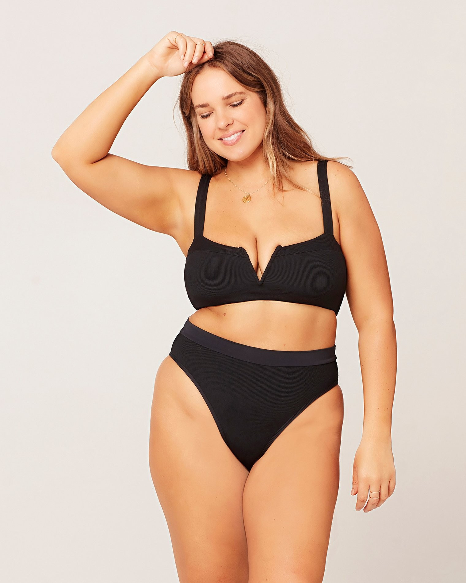 ribbed lee lee bikini top | L*Space