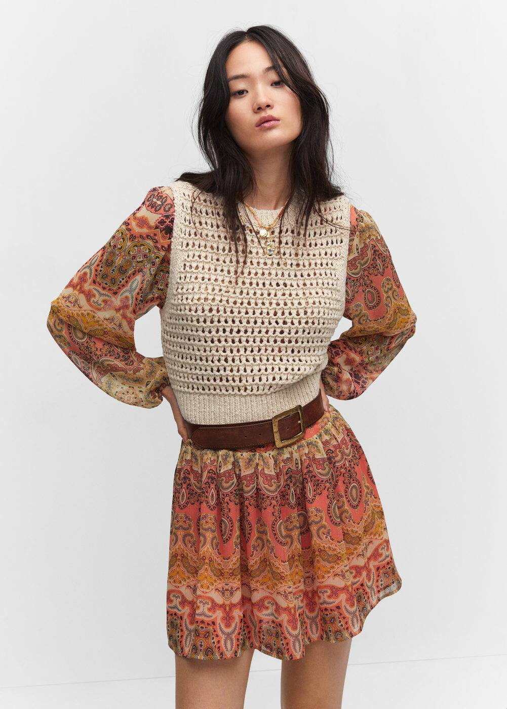 Fringed vest | MANGO (US)