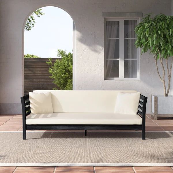 Bodine 72.83" Wide Patio Daybed with Cushions | Wayfair North America